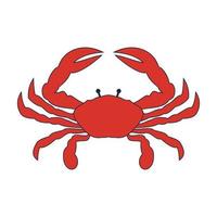 krab vector illustratie ontwerp icoon