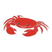 krab vector illustratie ontwerp icoon