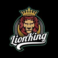 Koninklijk koning leeuw kroon symbolen. elegant goud Leo dier logo. premie luxe merk identiteit icoon. vector illustratie.