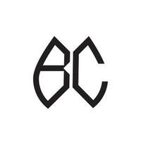 bc brief logo ontwerp.bc creatief eerste bc brief logo ontwerp . bc creatief initialen brief logo concept. vector