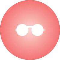 uniek wijnoogst bril glyph icoon vector