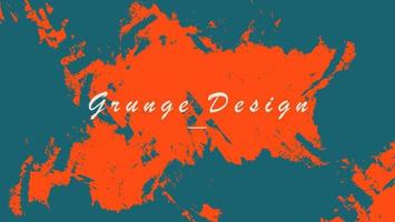 minimaal abstract oranje krassen grunge structuur in donker achtergrond vector