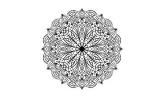 mandala bloemen kleur bladzijde interieur vector