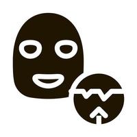 rimpel gladmaken masker icoon illustratie vector
