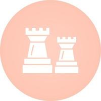 schaak stuk vector icoon