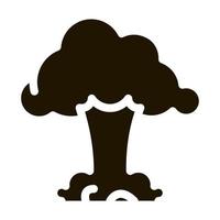explosie wolk icoon vector symbool illustratie