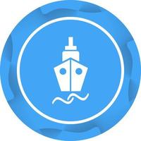 mooi schip vector glyph icoon