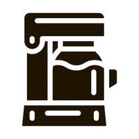 koffie machine icoon vector glyph illustratie