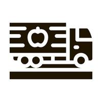 sap concentreren leveren vrachtauto icoon vector glyph illustratie