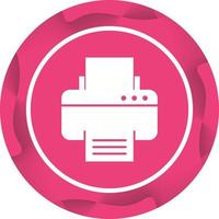 mooi printer vector glyph icoon