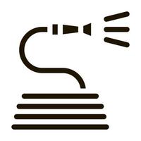 gerold slang voor irrigatie icoon vector glyph illustratie