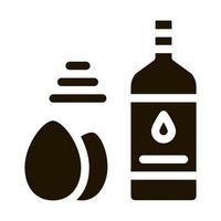 boter eieren en paprika's Koken eigengemaakt mayonaise icoon vector glyph illustratie