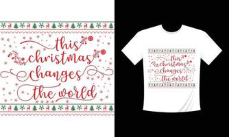 kerst t-shirt ontwerp vector