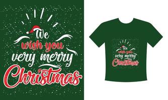 kerst t-shirt ontwerp vector