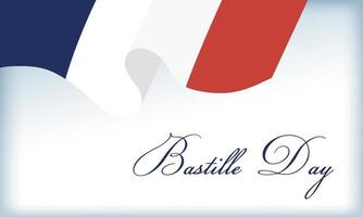 Bastille-dagviering met Franse vlag vector