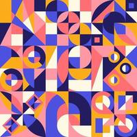 abstract meetkundig achtergronden. neo geo- patroon, minimalistische retro poster grafiek vector illustratie