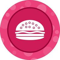 uniek hamburger vector glyph icoon