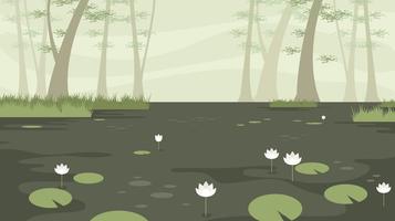 Lotus In The Bayou Gratis vector