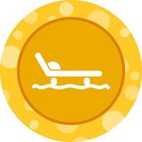 mooi slee glyph vector icoon