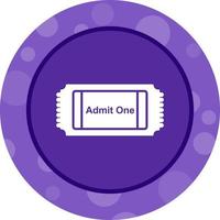 film ticket vector icoon