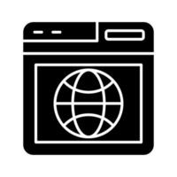 browser vector pictogram