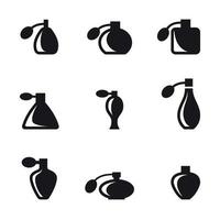 parfum pictogrammen - parfum icoon object, parfum icoon afbeelding, parfum icoon beeld Aan wit backgeound vector