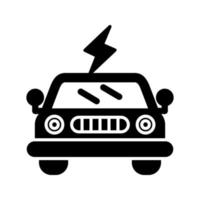 elektrische auto vector icon