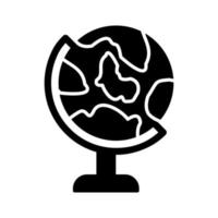 wereldbol vector pictogram