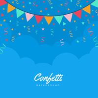 Confetti Vector achtergrond