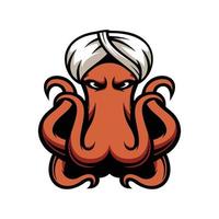 nieuw Octopus sorbaan mascotte ontwerp vector