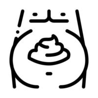 mayonaise zwaarlijvigheid icoon vector schets illustratie