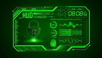 modern hud technologie scherm achtergrond vector