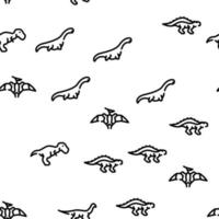 dinosaurus wild dier vector naadloos patroon