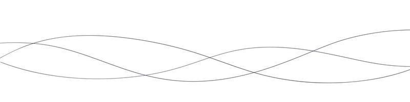 abstract golvend dun lijn. squiggle elementen spandoek. patroon met krabbel, wiebelen en golven. vector geïsoleerd illustratie