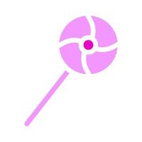 snoep Valentijn icoon solide roze stijl illustratie vector en logo icoon perfect.