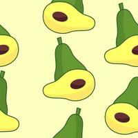 avocado patroon premie vector illustratie