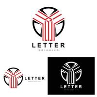 t brief logo, modern brief stijl vector, ontwerp geschikt voor Product merken met t brief vector