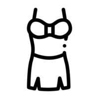 lingerie rok icoon vector schets illustratie