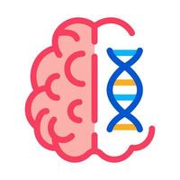 hersenen molecuul icoon vector schets illustratie