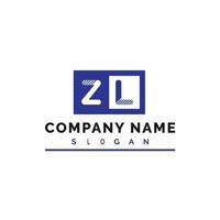 zl brief logo ontwerp vector