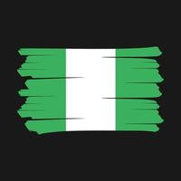 nigeria vlag borstel vector