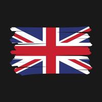 uk vlag borstel vector