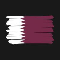 qatar vlag borstel vector