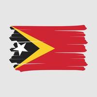 oosten- Timor vlag borstel vector