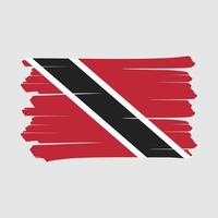 Trinidad vlag borstel vector