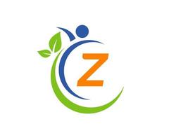 brief z Gezondheid zorg logo sjabloon. medisch logo sjabloon vector illustratie