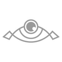 oog icoon logo ontwerp vector
