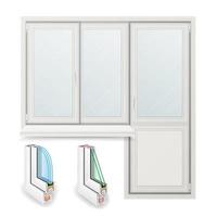 plastic venster vector. geopend deur. huis wit venster ontwerp concept. geïsoleerd Aan wit achtergrond illustratie vector