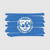 imf vlag borstel vector