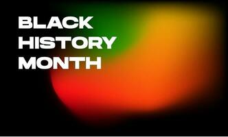 helling maas zwart geschiedenis maand kleuren. vector illustratie